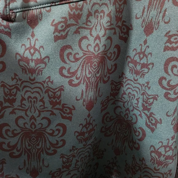 Disney Dark Green Shorts Overalls with Bat Design - Picture 7 of 7